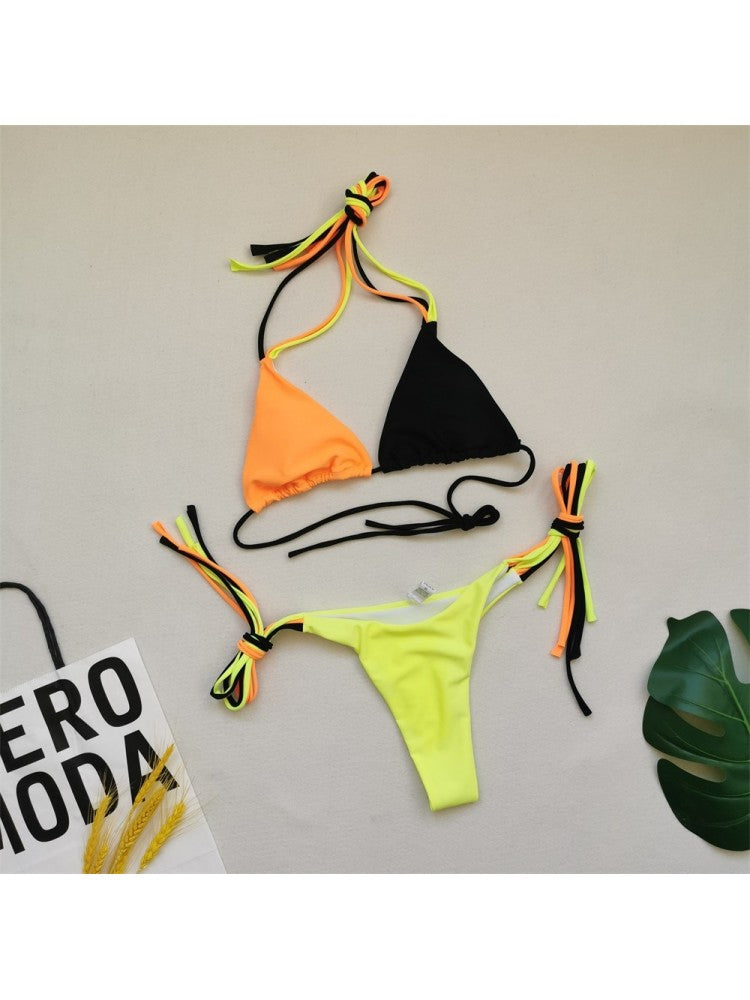 Color Block Bikini