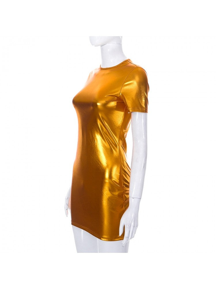 Golden Mini Dress