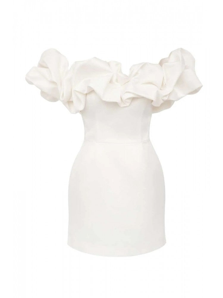 Ruffled Mini Dress