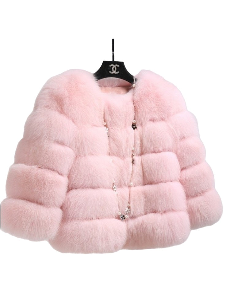 Faux Fur Bubble Coat