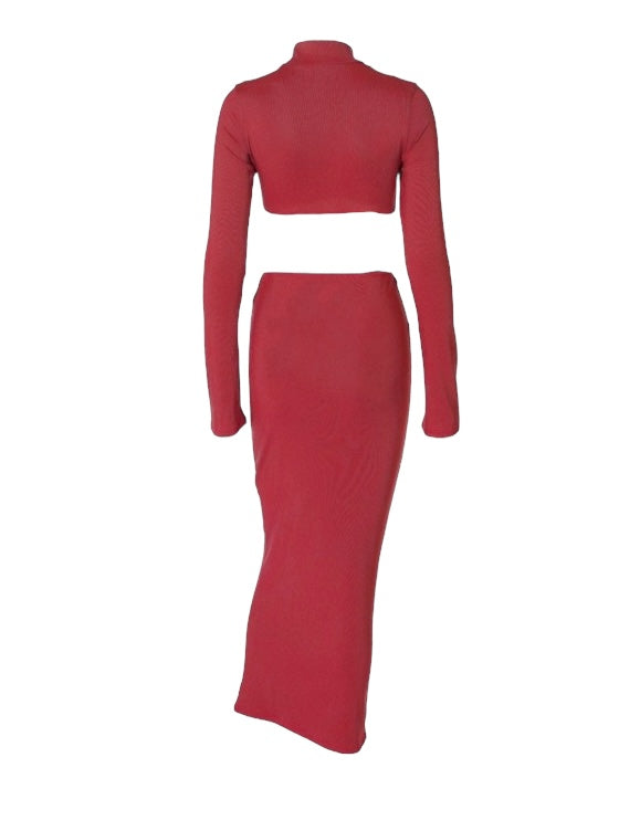 Cam Cropped Maxi Set