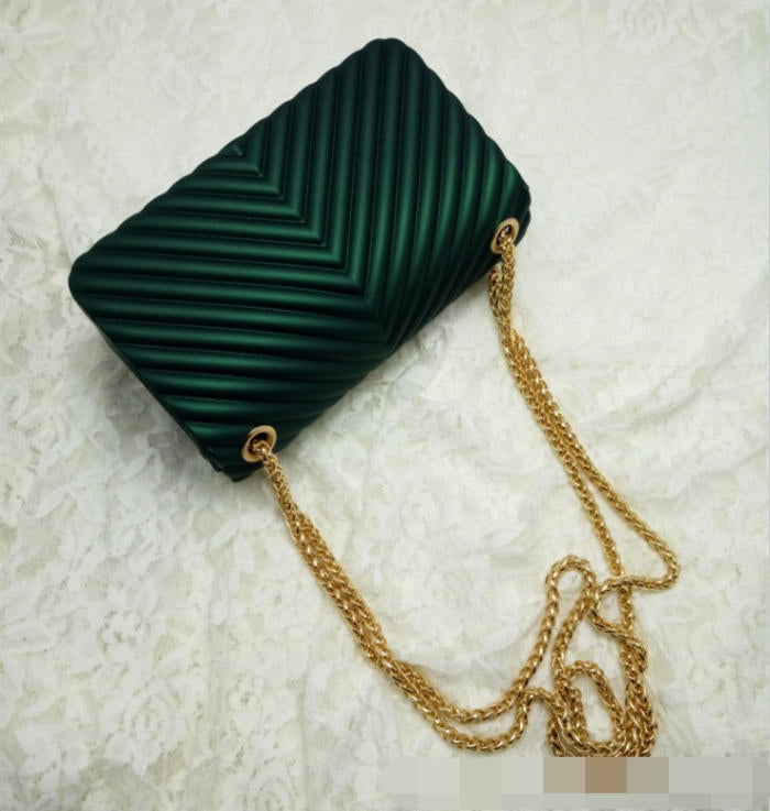 Buckle Quilted Leather Shoulder Bag