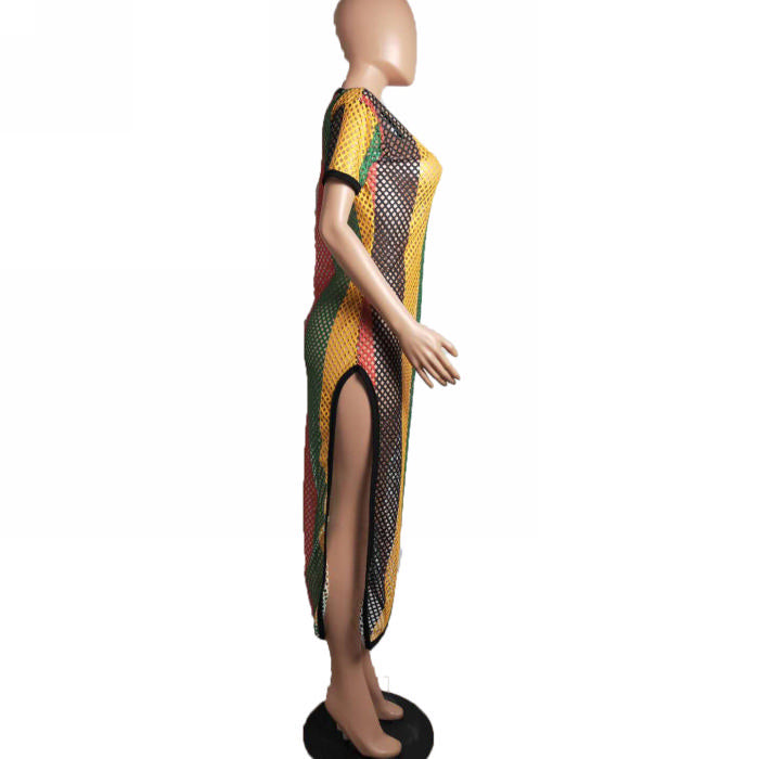 Montego Bay Net Maxi Dress