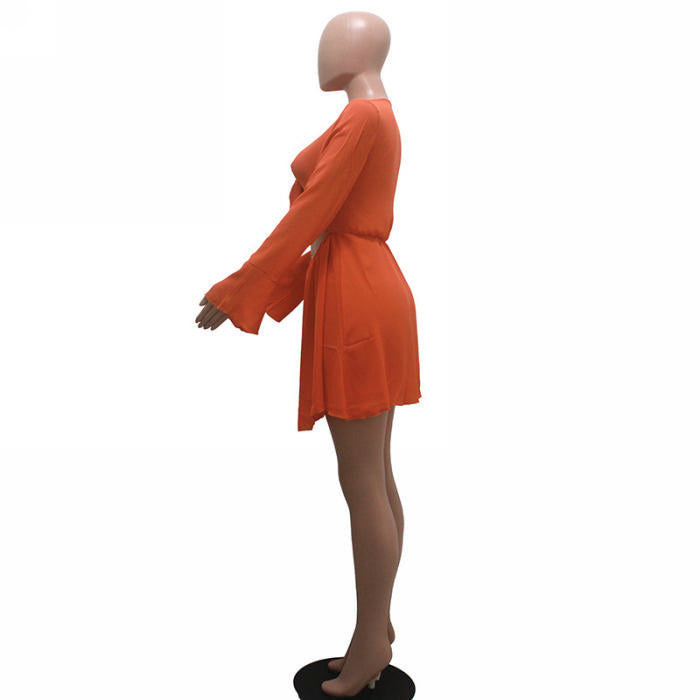 Summa Tie Mini Dress