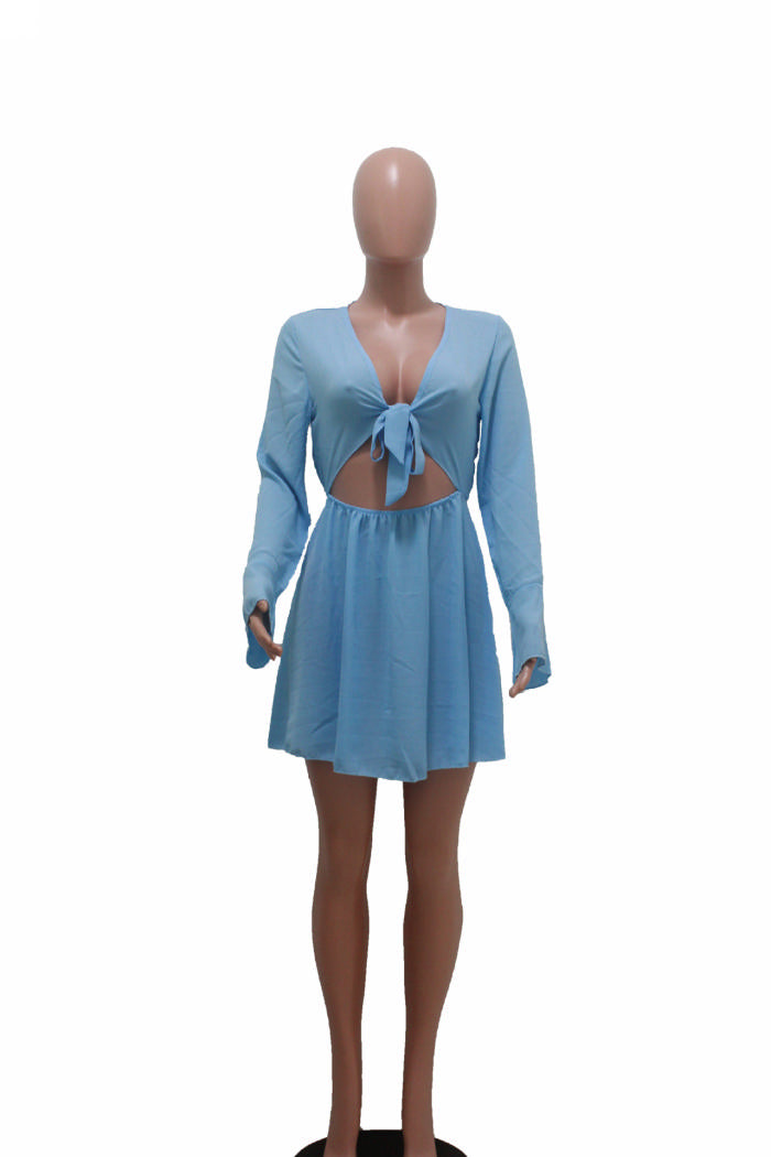 Summa Tie Mini Dress