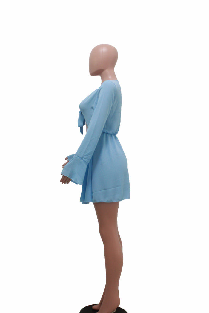 Summa Tie Mini Dress