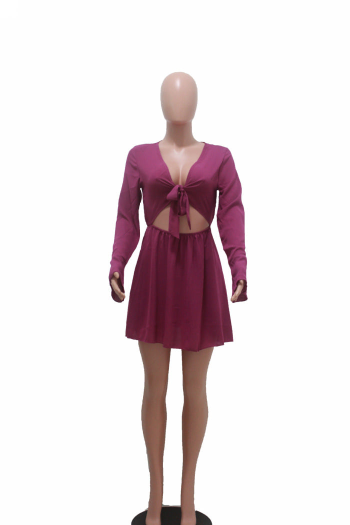 Summa Tie Mini Dress