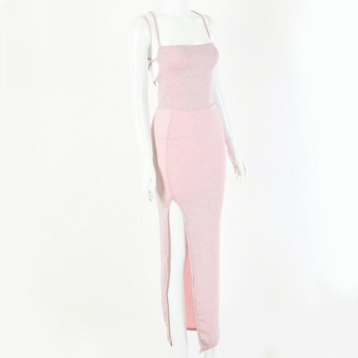 Cross Ova Back Maxi Dress