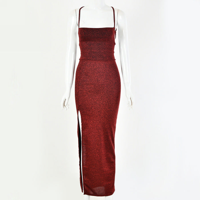 Cross Ova Back Maxi Dress