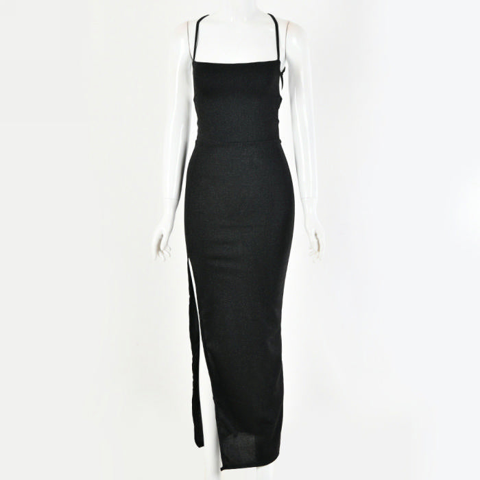 Cross Ova Back Maxi Dress