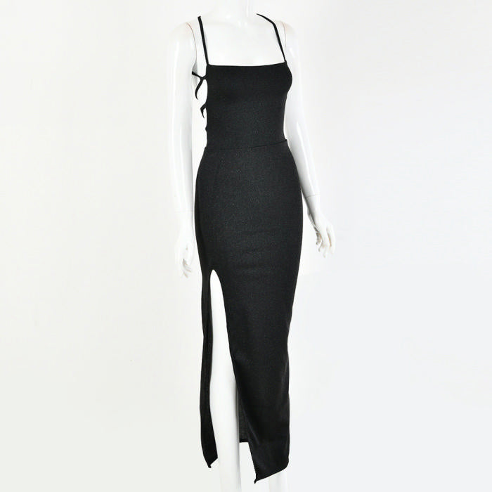 Cross Ova Back Maxi Dress