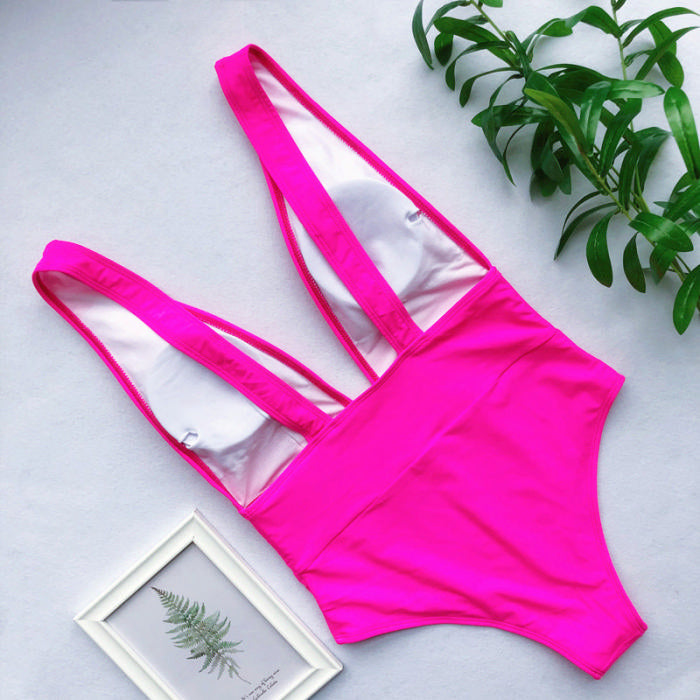 Dia Deep Plunge Swimsuit
