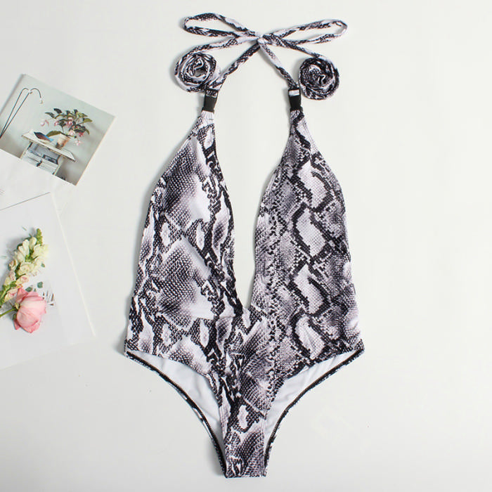 Safari Print Swimsuit