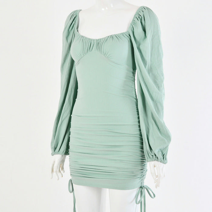 Belle Balloon Sleeve Dress