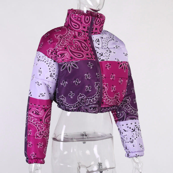Bandana Puffer Jacket