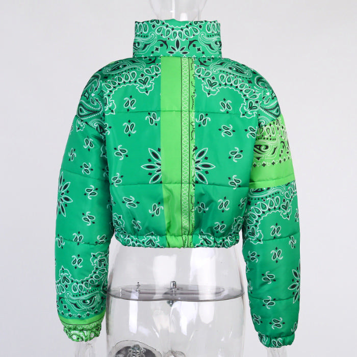 Bandana Puffer Jacket