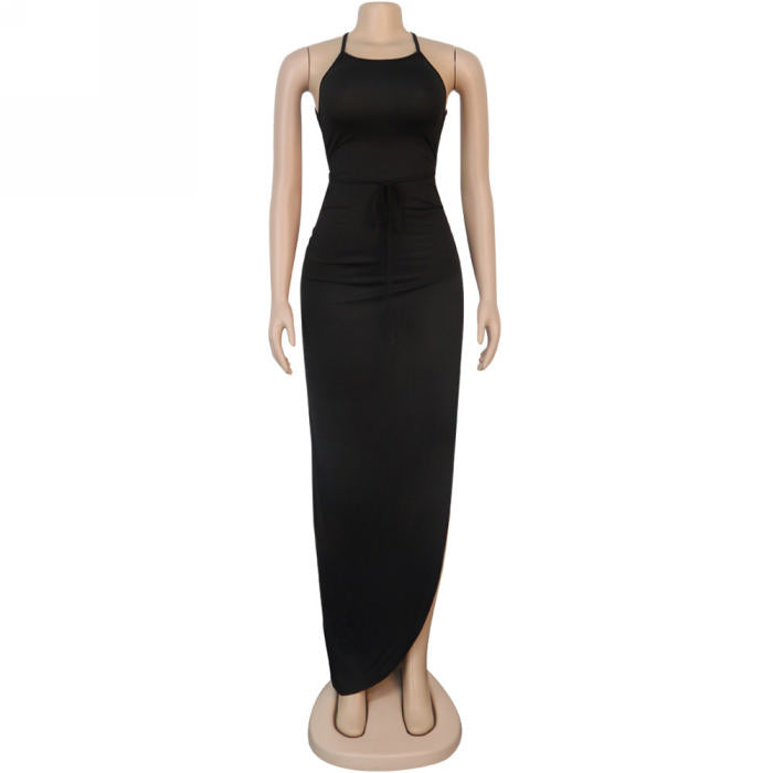 Cress Asymmetric Maxi Dress
