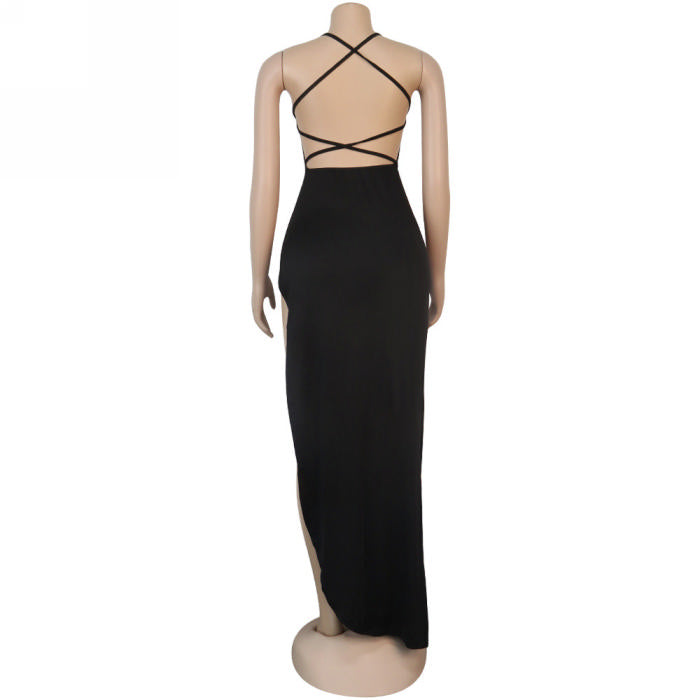 Cress Asymmetric Maxi Dress