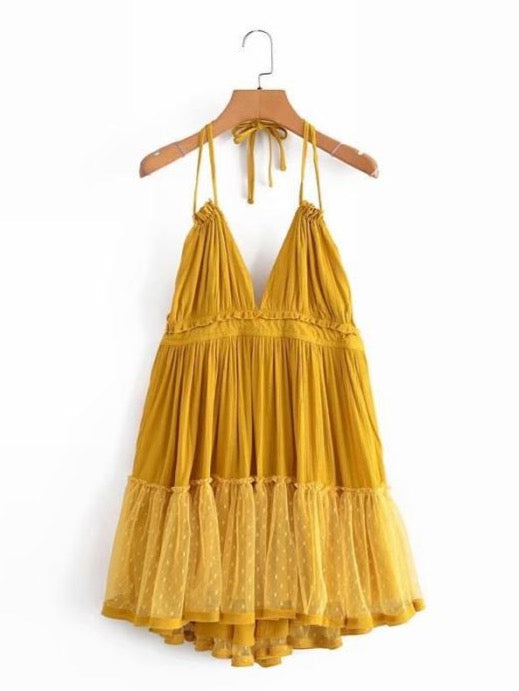gypsy mini dress Gypsy Mini Dress Fuschia Pink / S