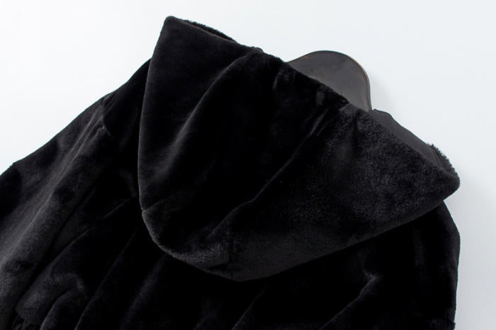 Snug Teddy Hoodie Coat