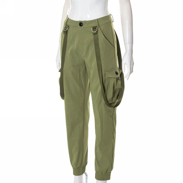 Suspender Cargo Pants Outfit Made