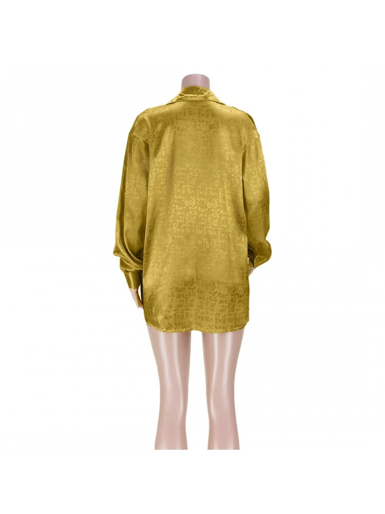 Shimmer Shirt Dress