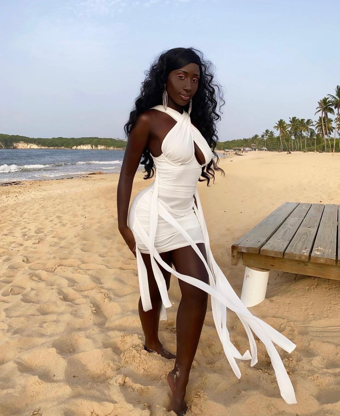 Halter Angel Dress