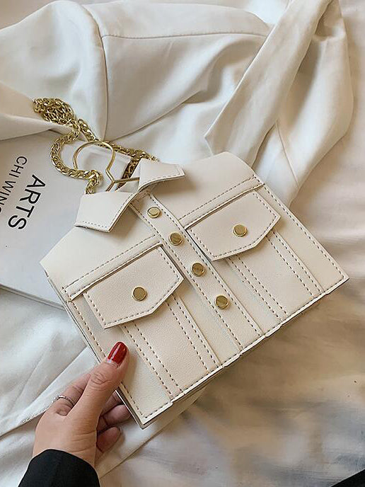 Lapel Topped Bag