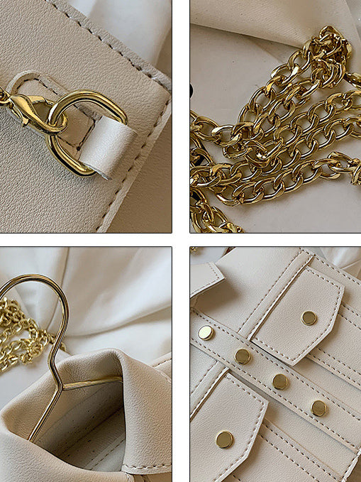 Lapel Topped Bag