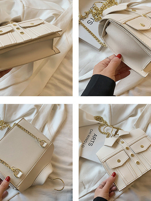 Lapel Topped Bag