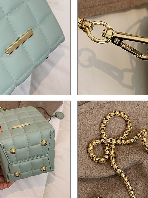 Quilted Bucket Handbag