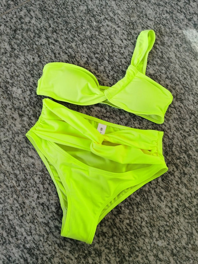 Strappy High Waist Bikini