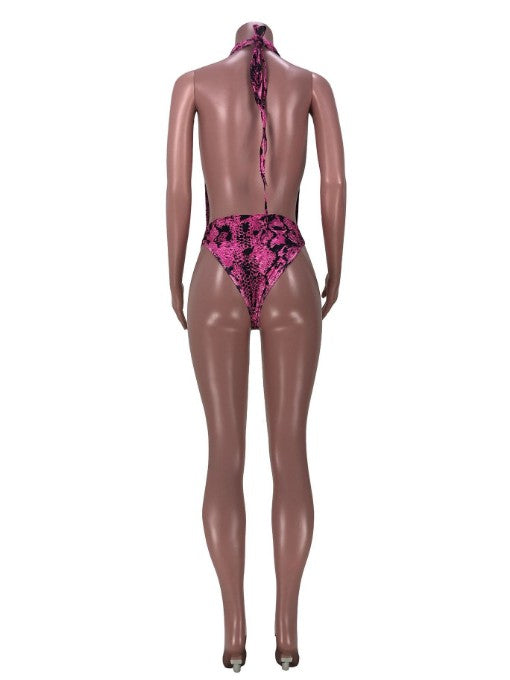 Snaked Kimono Bikini Set