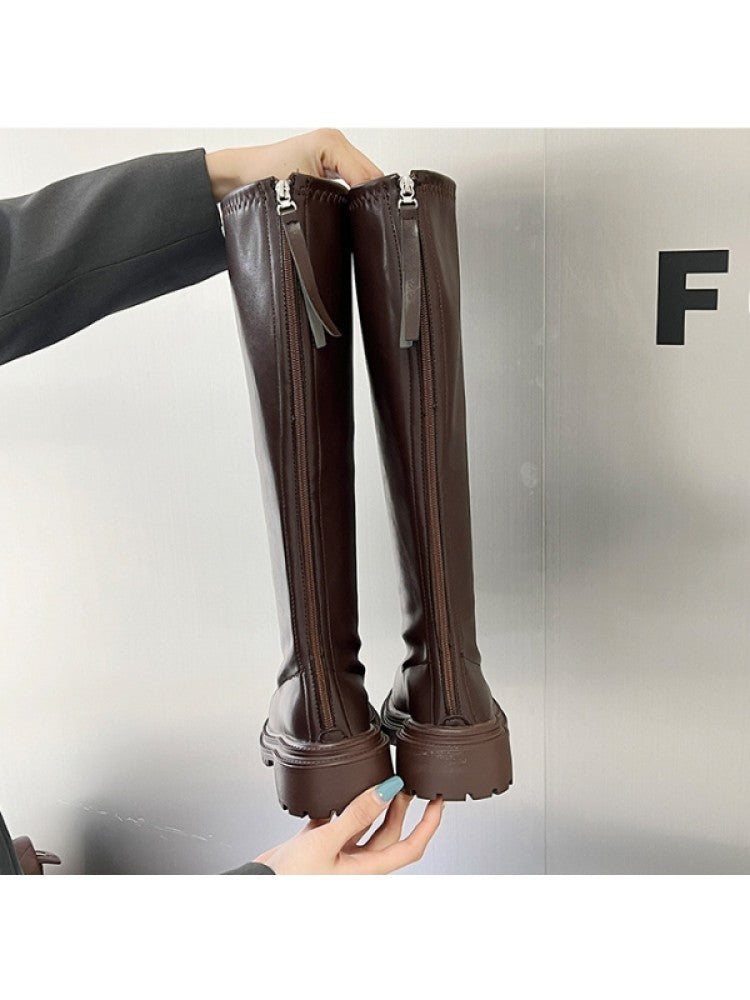Chunky High Boots