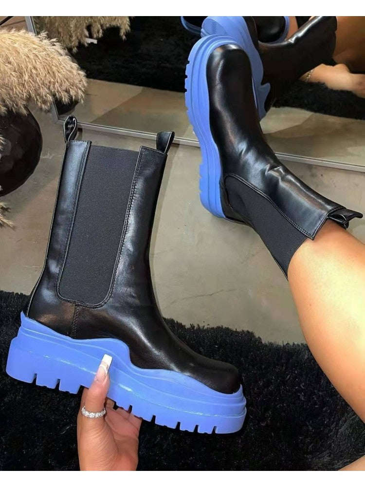 Contrast Candy Boots