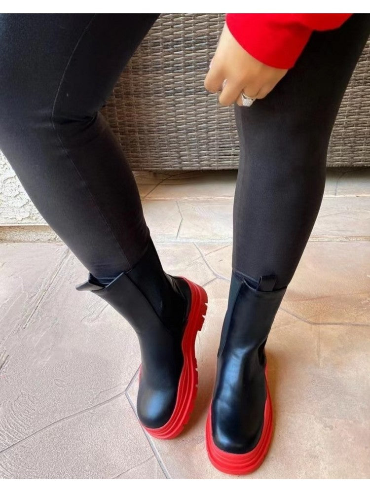 Contrast Candy Boots