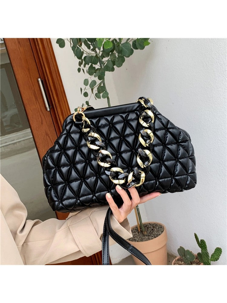 Puffa Quilted Chain Bag
