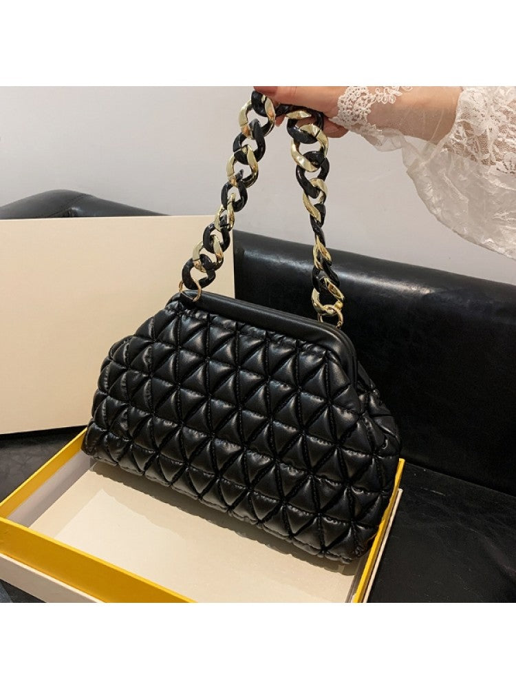 Puffa Quilted Chain Bag