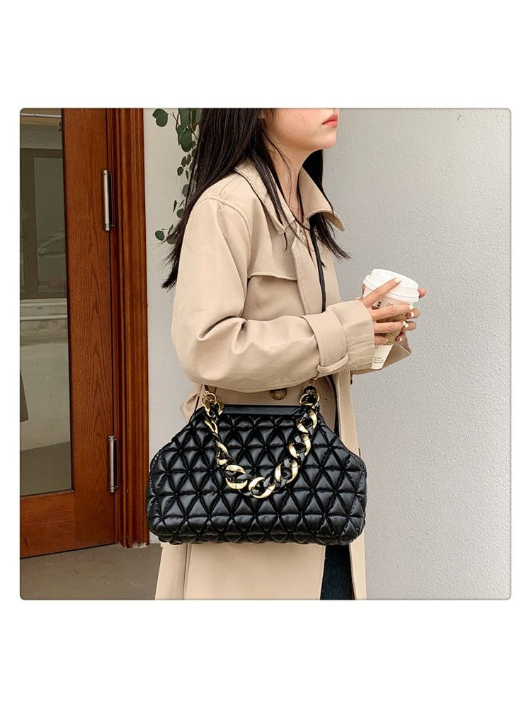 Puffa Quilted Chain Bag