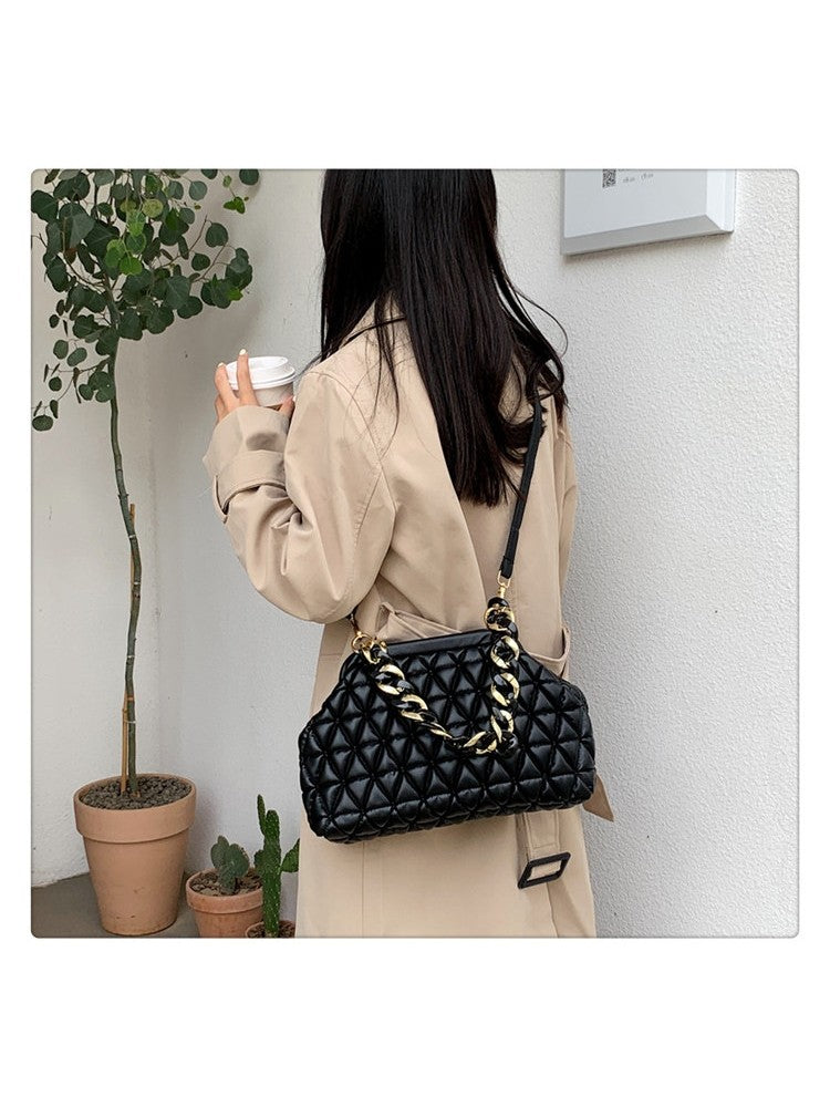 Puffa Quilted Chain Bag