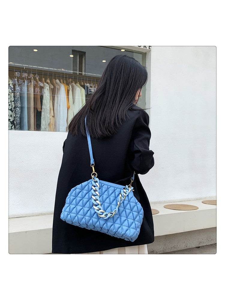 Puffa Quilted Chain Bag