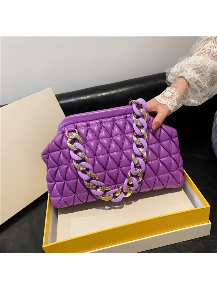 Puffa Quilted Chain Bag