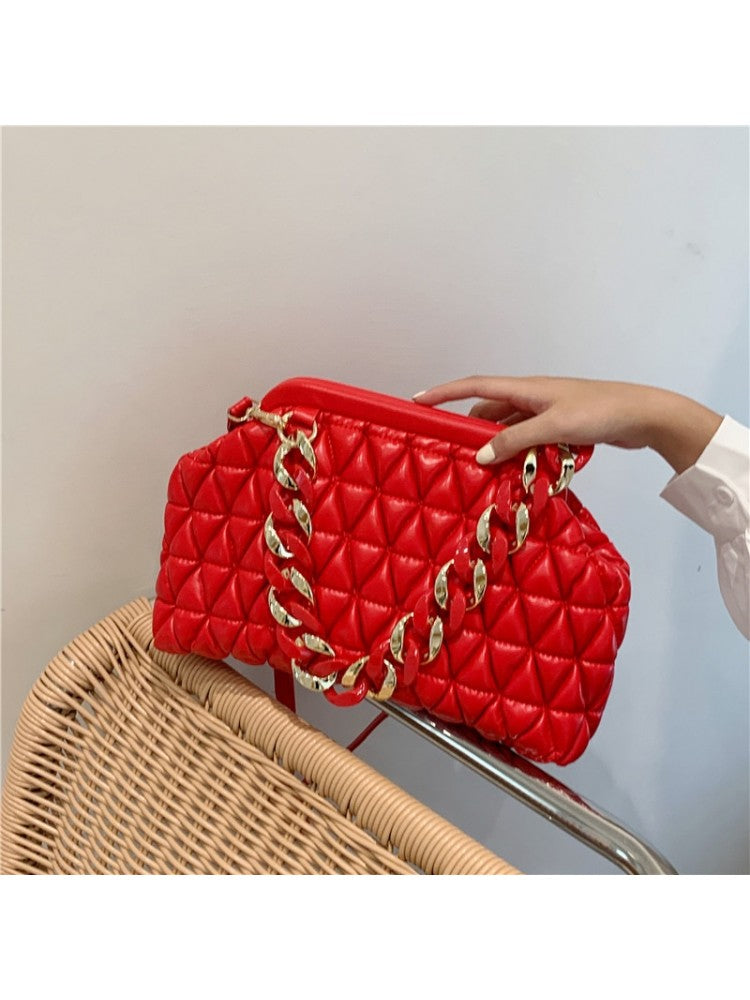 Puffa Quilted Chain Bag