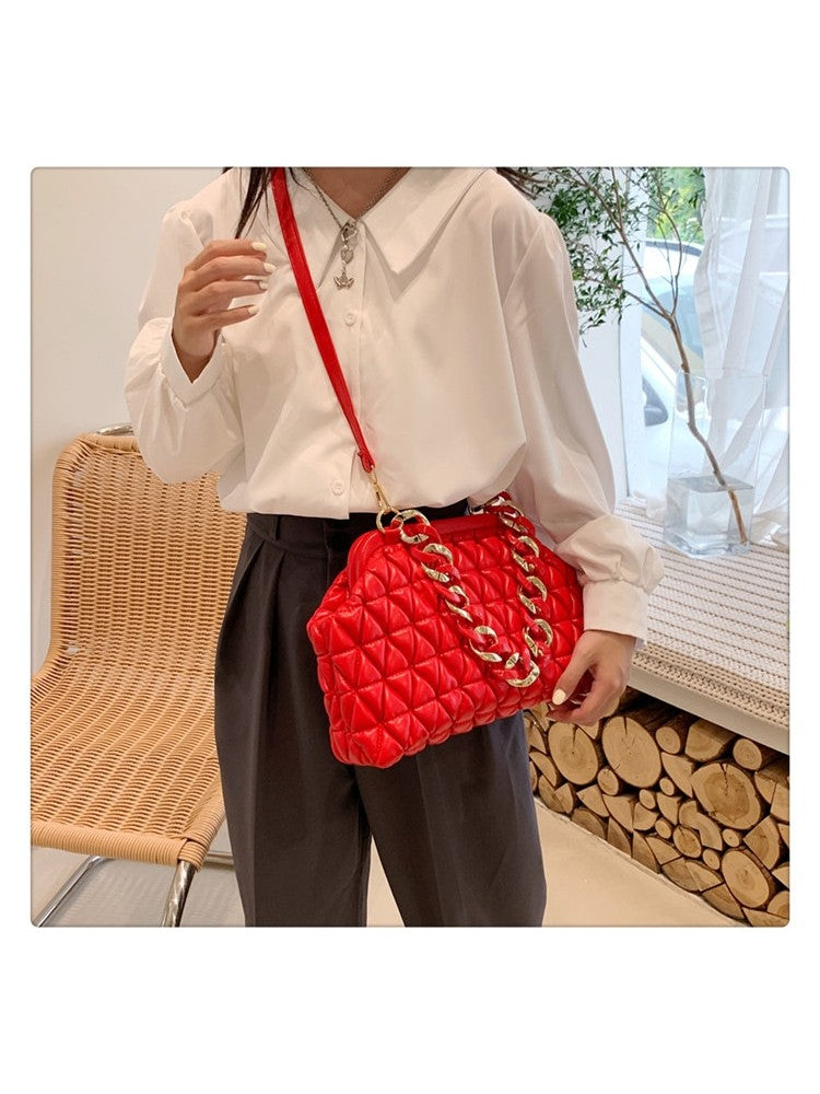 Puffa Quilted Chain Bag