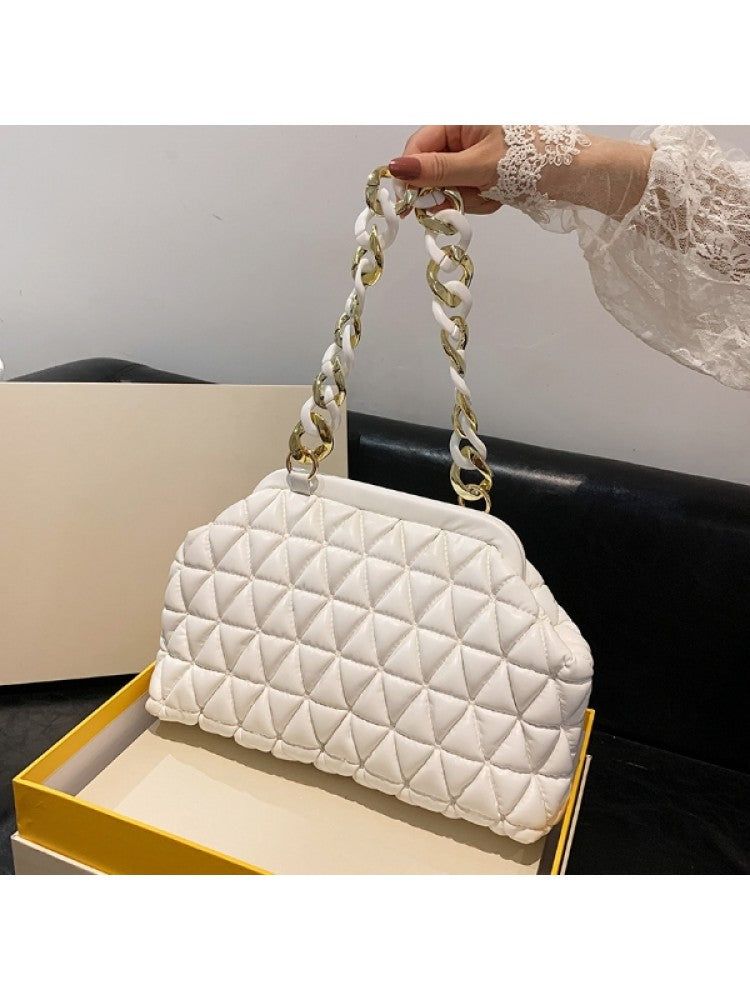 Puffa Quilted Chain Bag