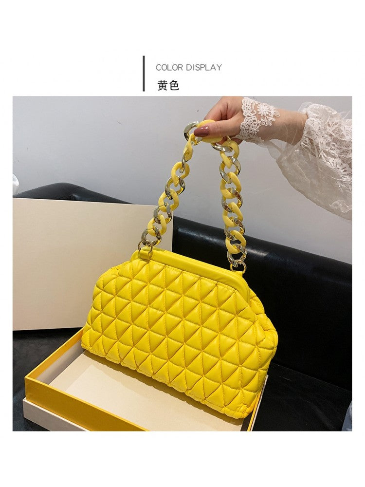 Puffa Quilted Chain Bag