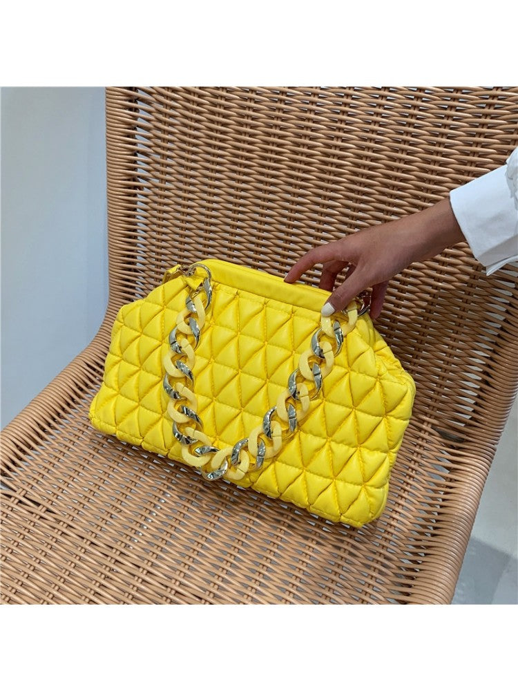 Puffa Quilted Chain Bag
