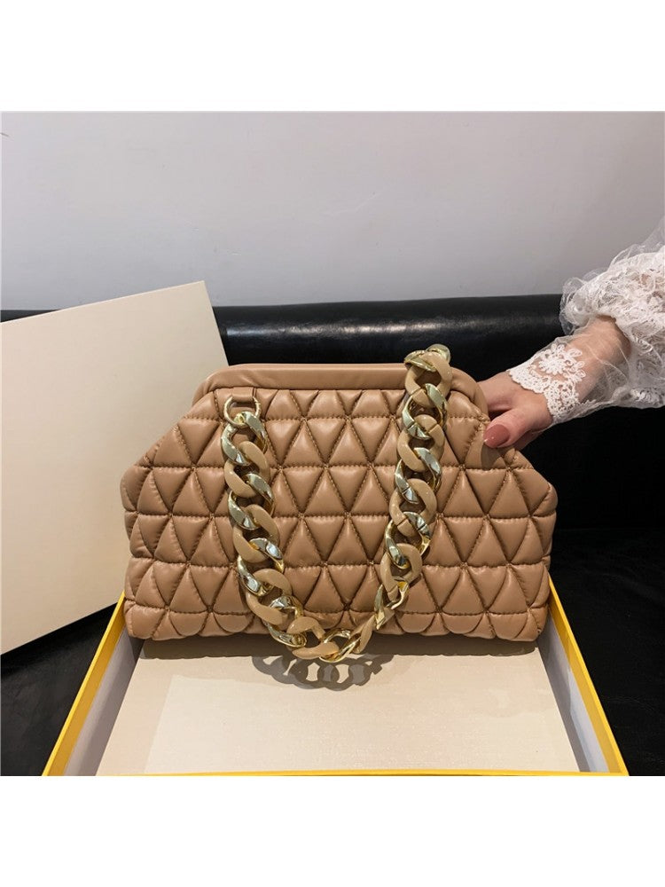 Puffa Quilted Chain Bag