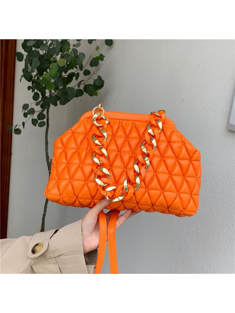 Puffa Quilted Chain Bag