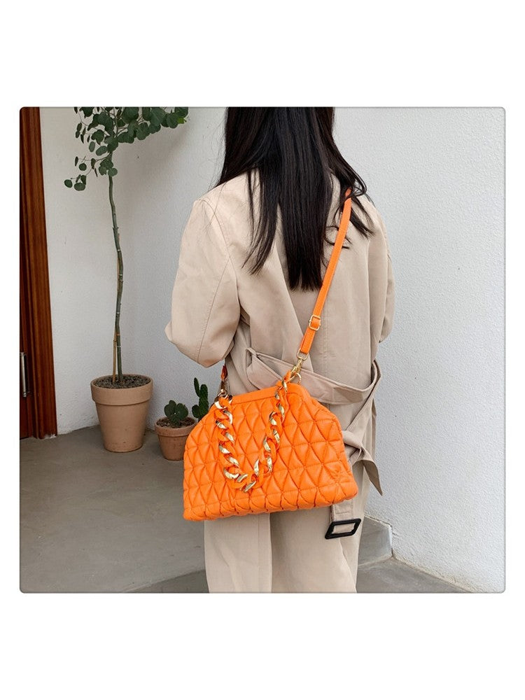 Puffa Quilted Chain Bag